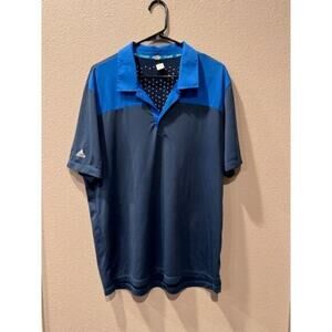 Adidas Shirts | Adidas Climachill Golf Polo XL Blue Sportswear Shirt‎ Activewear